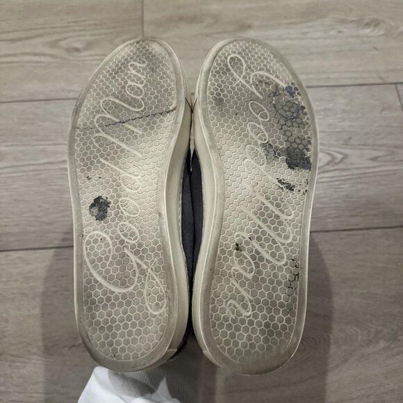 GOOD MAN BRAND BEIGE OILED SUEDE LEATHER EDGE LOW TOP SNEAKERS $228 SZ 9.5 - Picture 8 of 9